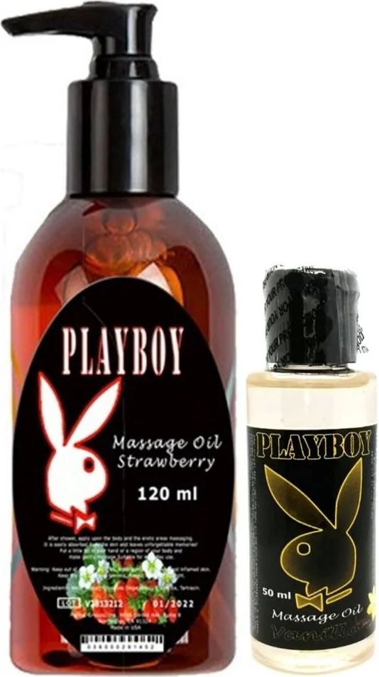 Playboy Çilek Aromaterapi Masaj Yağı 120ml + Vanilya Vücut Yağı 50ml Fiyatı, Yorumları ve Özellikleri