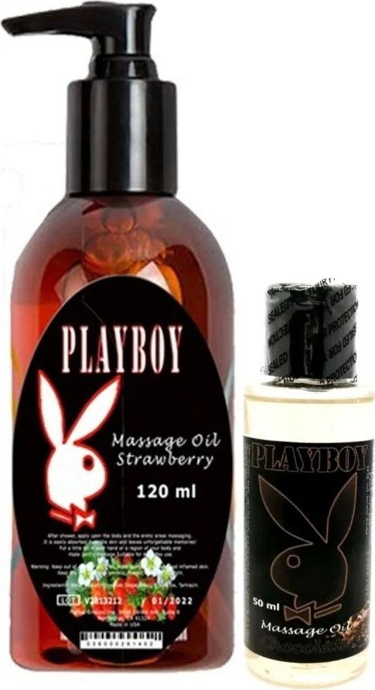 Playboy Çilek Aromaterapi Masaj Yağı 120ml + Çikolata Masaj Yağı 50ml - Çift Set Fiyatı, Yorumları ve Özellikleri