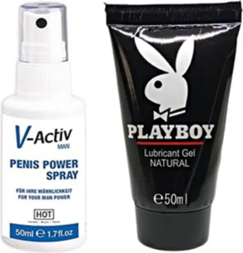 Playboy Hintohu Erkek Spreyi 50ml + Lubricant Jel 50ml - Dayanıklılık ve Huzur Seti Fiyatı, Yorumları ve Özellikleri