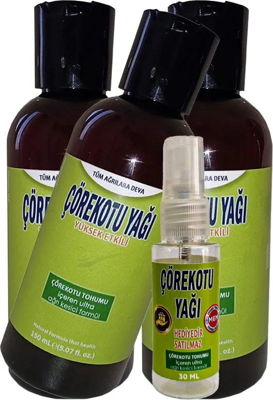 Playboy ile Uyumlu Çörek Otu Tohum Yağı 3'lü Seyahat Seti 150 ml + Hediye 30 ml - CRK:040 Fiyatı, Yorumları ve Özellikleri