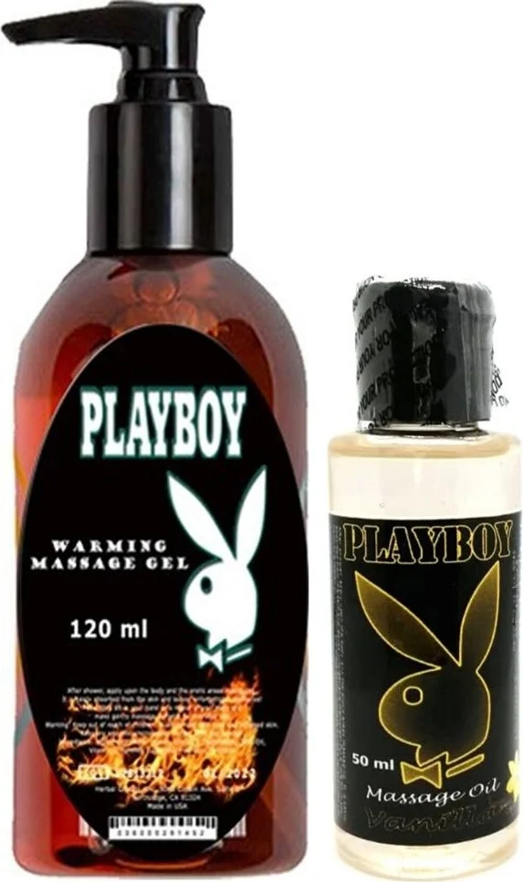 Playboy Isıtıcı Masaj Yağı Seti - 120ml Aromaterapi + 50ml Vanilyalı Masaj Yağı Fiyatı, Yorumları ve Özellikleri