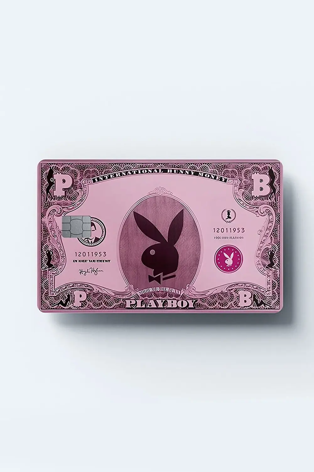 Playboy Pembe Dolar Kart Kaplama Sticker
