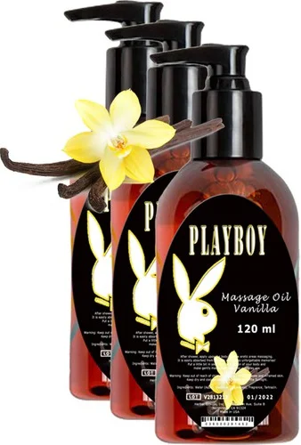 Playboy Vanılla Massage Oil 3'lü Paket - Vanilya Aromalı Vücut Masaj Yağı Fiyatı, Yorumları ve Özellikleri