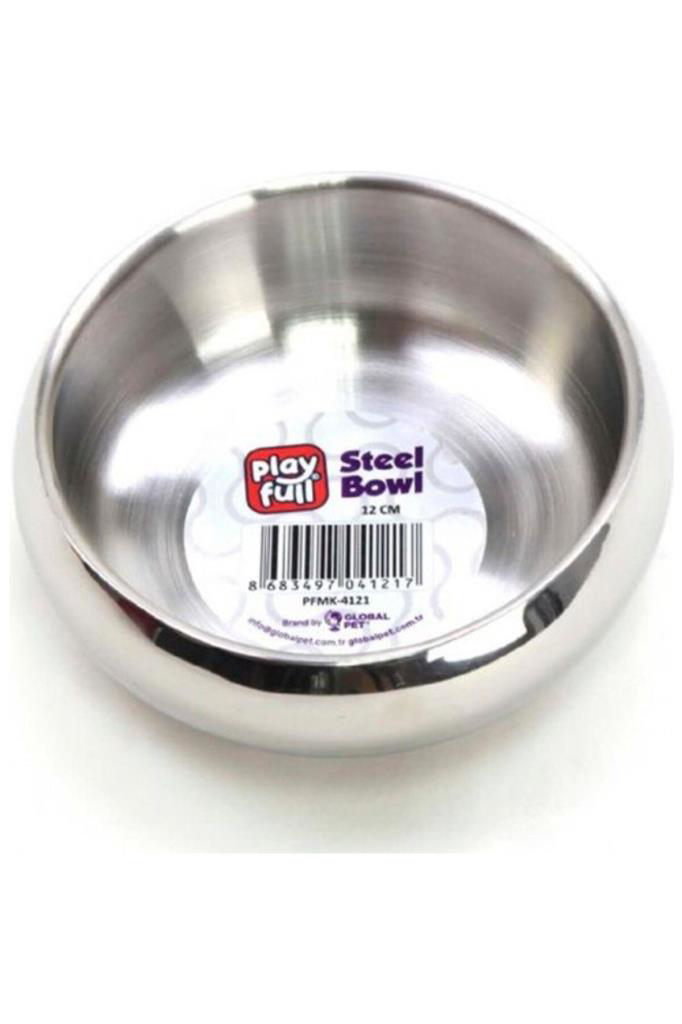 Playfull SWT1120 ANTİSKİD BELLY DOUBLE Kedi Köpek Çelik Mama Kabı