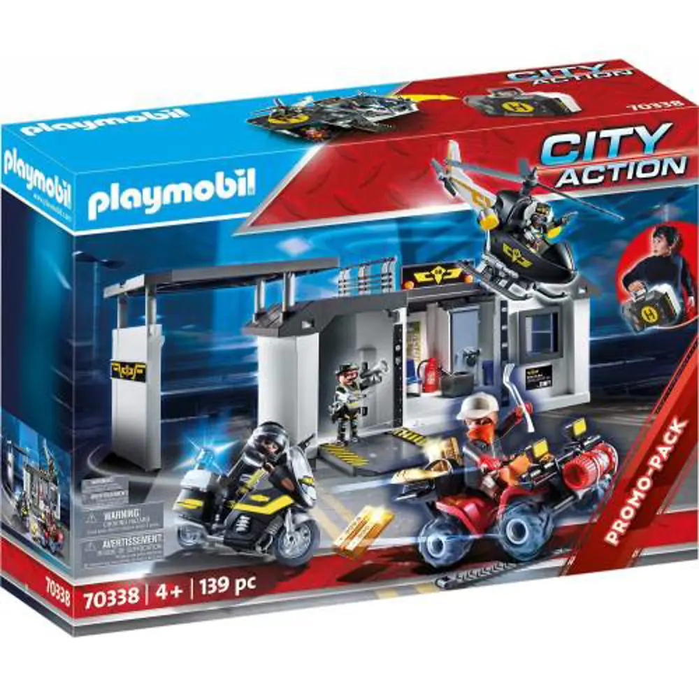 Playmobil 70338 City Action - Elite police transportable headquar
