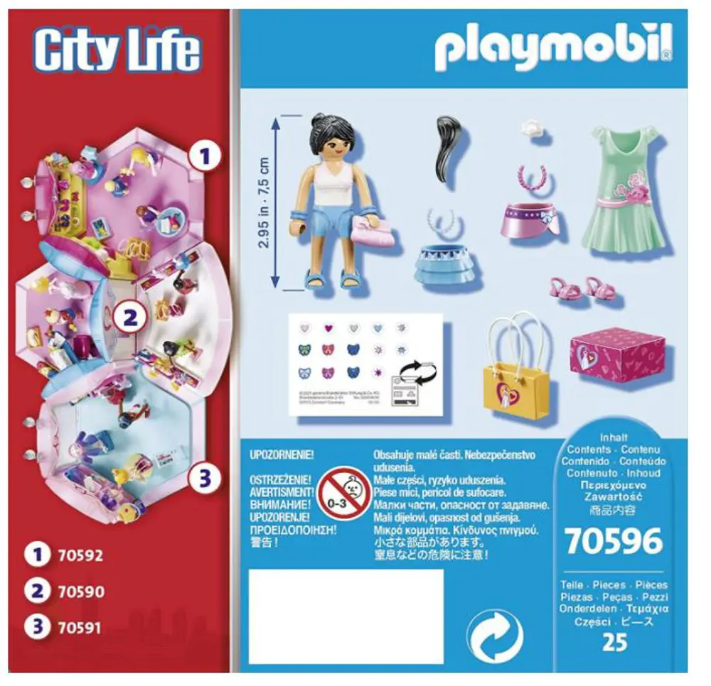 Playmobil 70596 City Life Fashion Shopping Trip