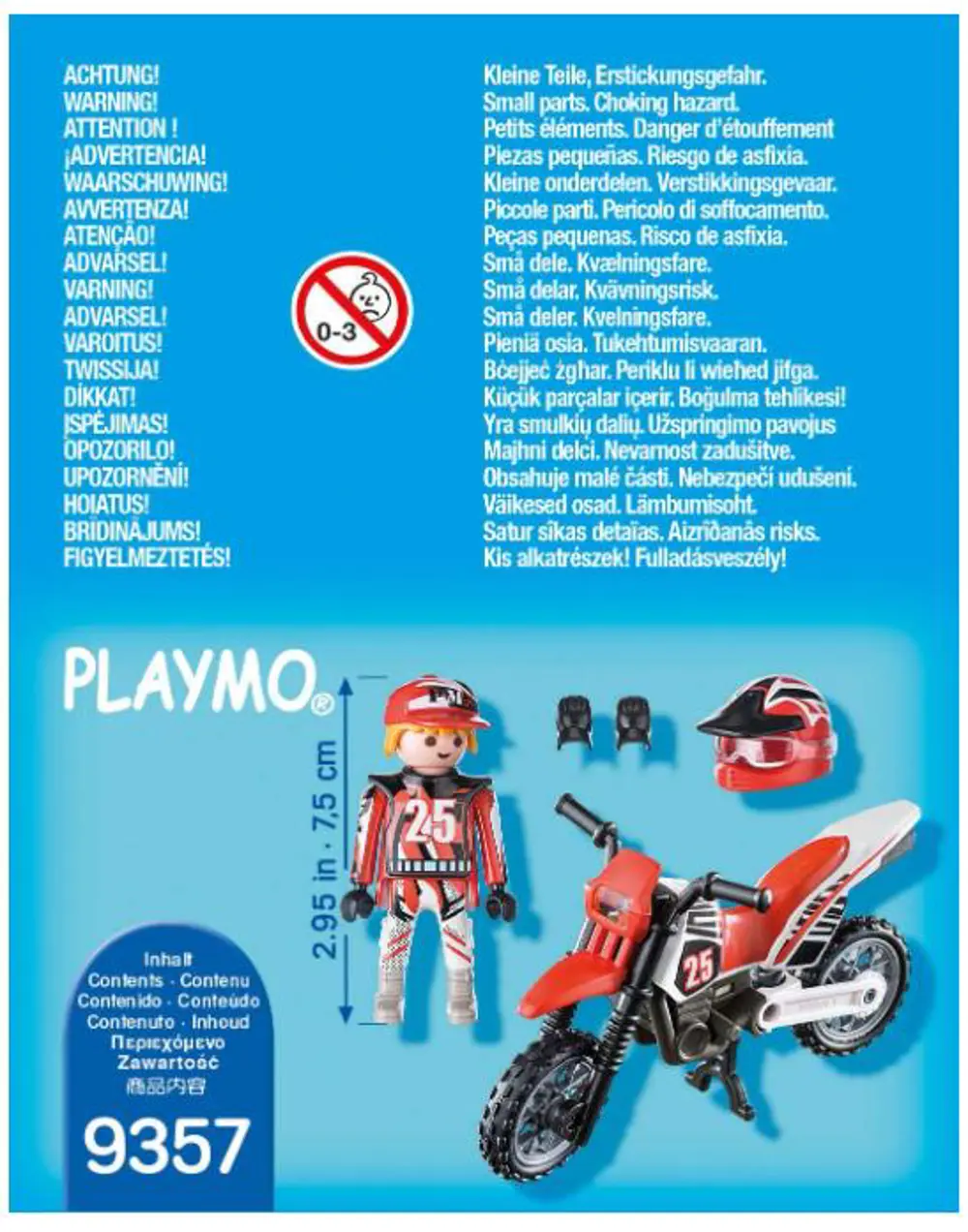 Playmobil 9357 Action - Motocross rider