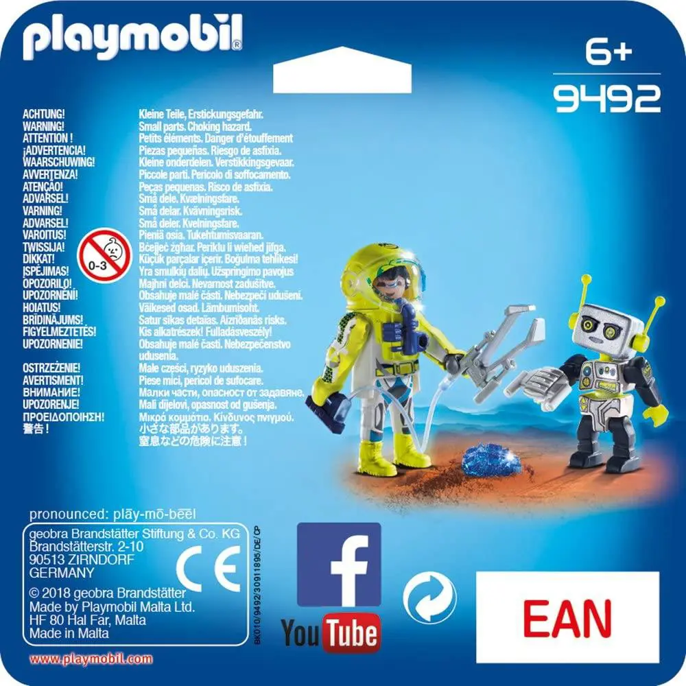 Playmobil 9492 - Space Duo Spatiaut and robot