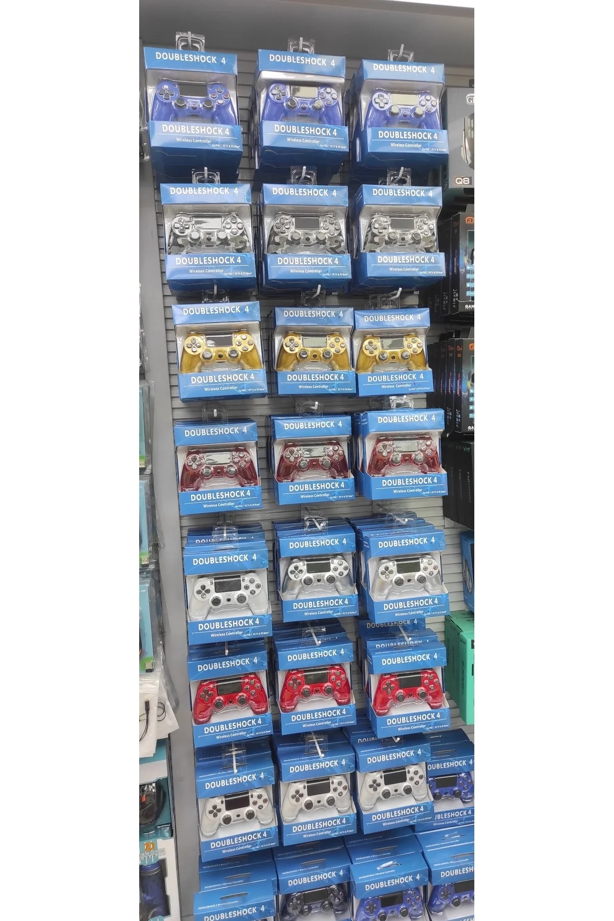 Playstation 4 uyumlu siyah bluetooth gamepad, kablosuz bağlantılı oyun kolu - Elektronik