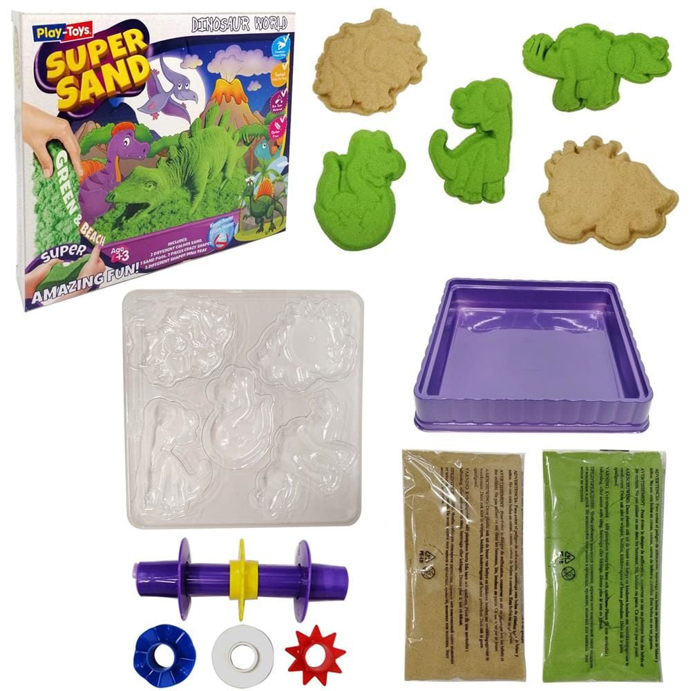 PlayToys Dinazorların Dünyası Oyun Kumu Super Sand PlayToys Dinazorların Dünyası Oyun Kumu Super Sand
