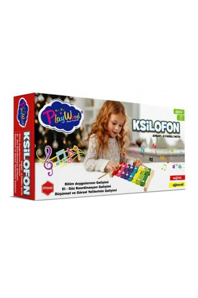 PlayWood Ahşap 8 Farklı Notalı Ksilofon 405 PlayWood Ahşap 8 Farklı Notalı Ksilofon 405