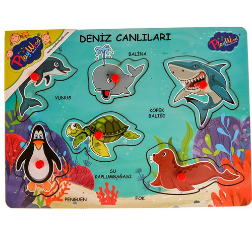 Playwood Ahşap Tutmalı Deniz Canlıları Ony-331/332 Playwood Ahşap Tutmalı Deniz Canlıları Ony-331/332