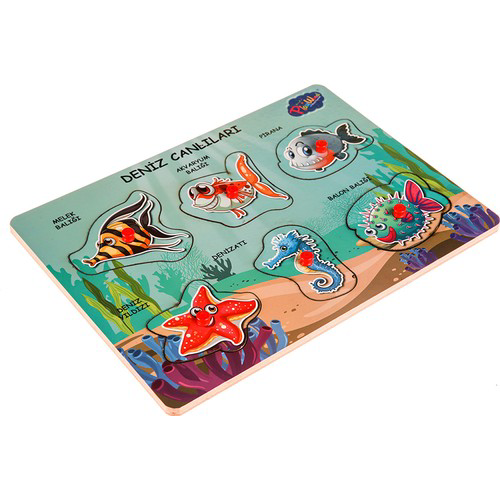 Playwood Ahşap Tutmalı Deniz Canlıları Ony-331/332 Playwood Ahşap Tutmalı Deniz Canlıları Ony-331/332