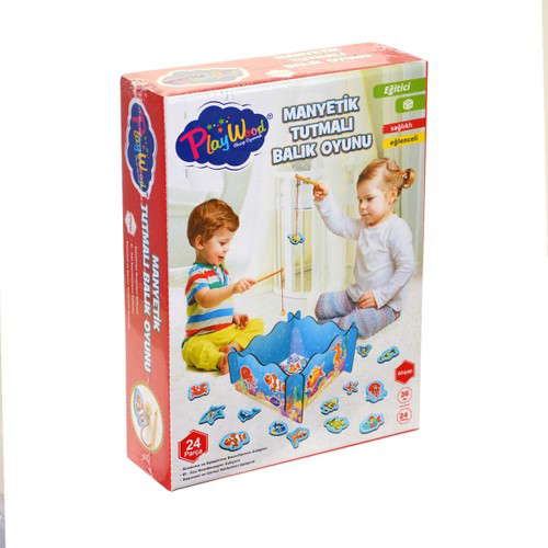 Playwood Ahşap Tutmalı Balık Oyunu Ony-381 Playwood Ahşap Tutmalı Balık Oyunu Ony-381