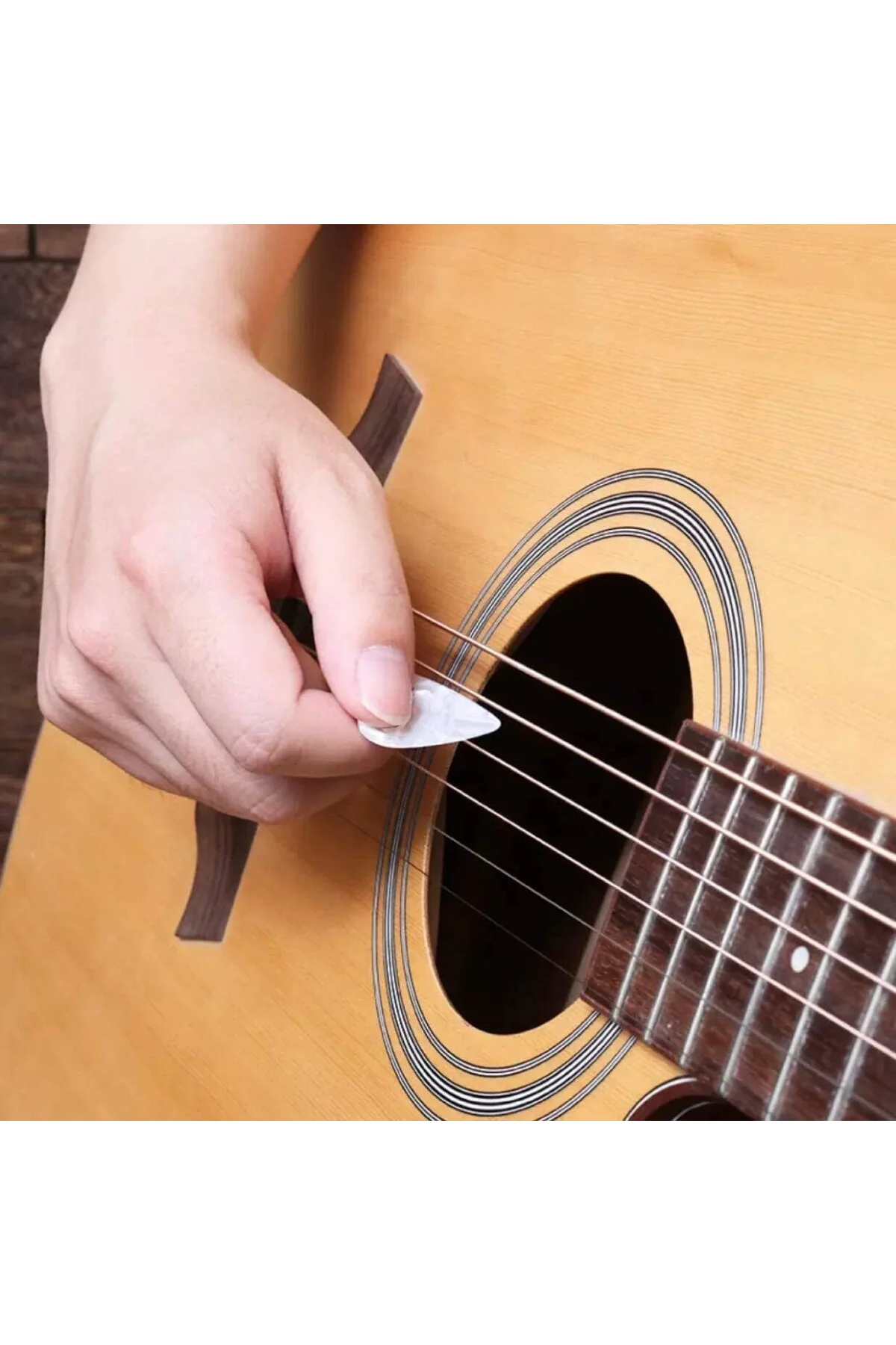 Plectrums Pack of 24 0.46 mm İnce 0.71 mm Orta 0.96 mm Ağır, Akus Plectrums Pack of 24 0.46 mm İnce 0.71 mm Orta 0.96 mm Ağır, Akus