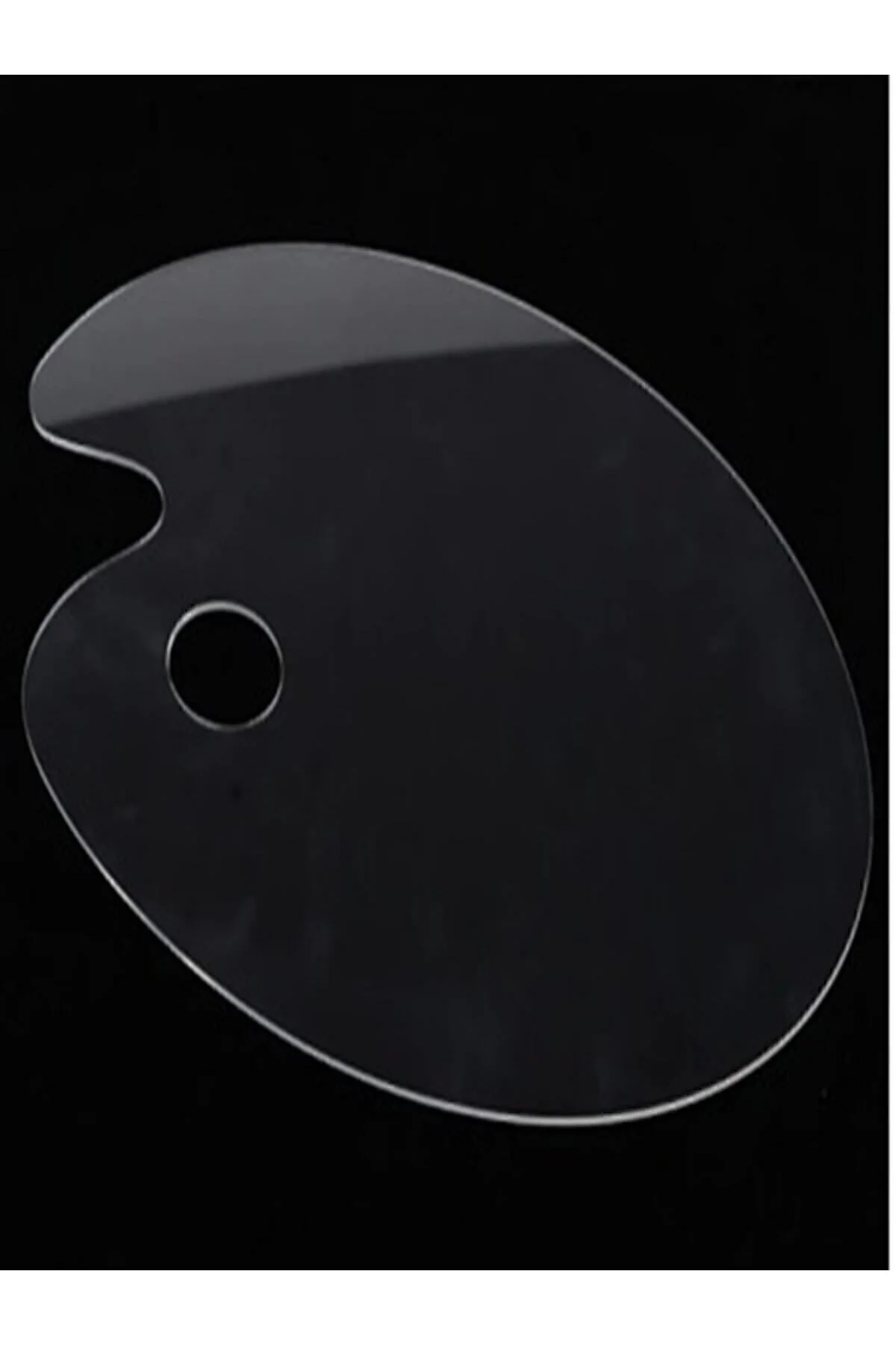 Pleksi Akrilik Resim Paleti Şeffaf Renk