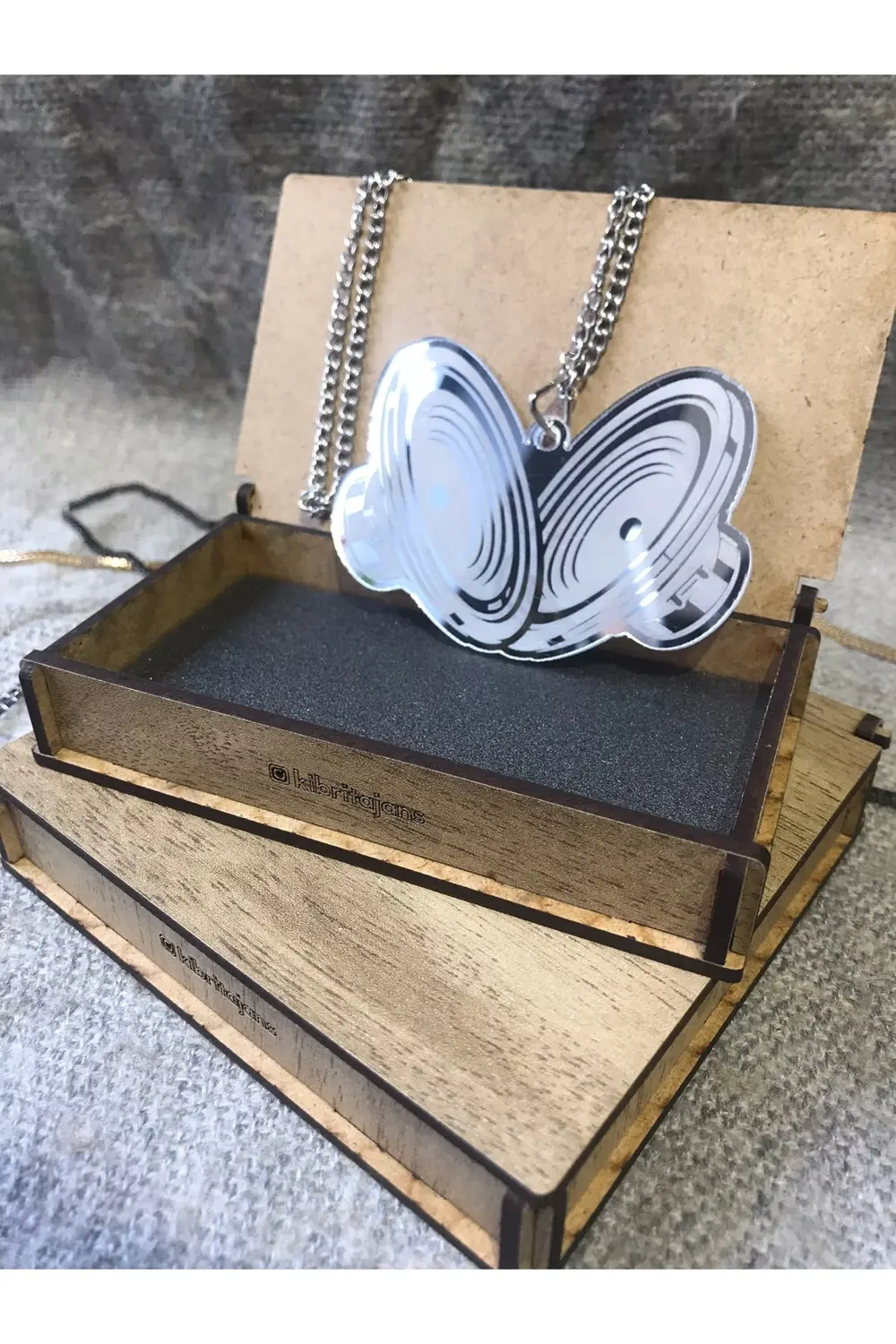 Pleksi Gümüş Hoparlör Dikiz Ayna Süsü Aksesuar