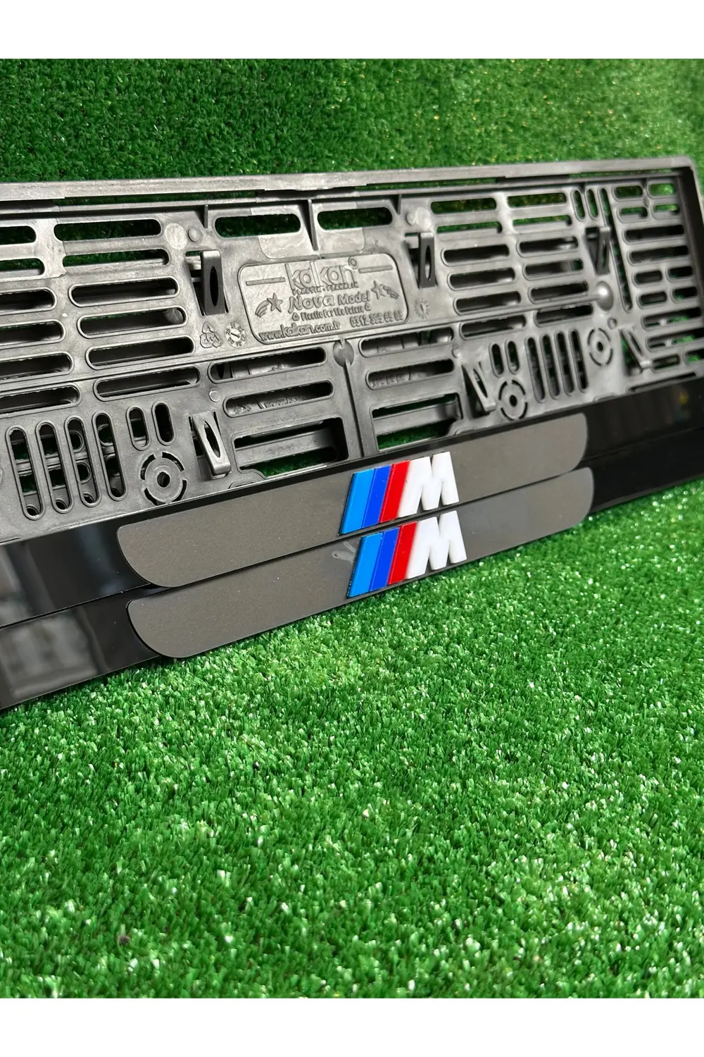 Pleksi Otomobil Plakalık Ahenk Model BMW M Logolu uyumlu