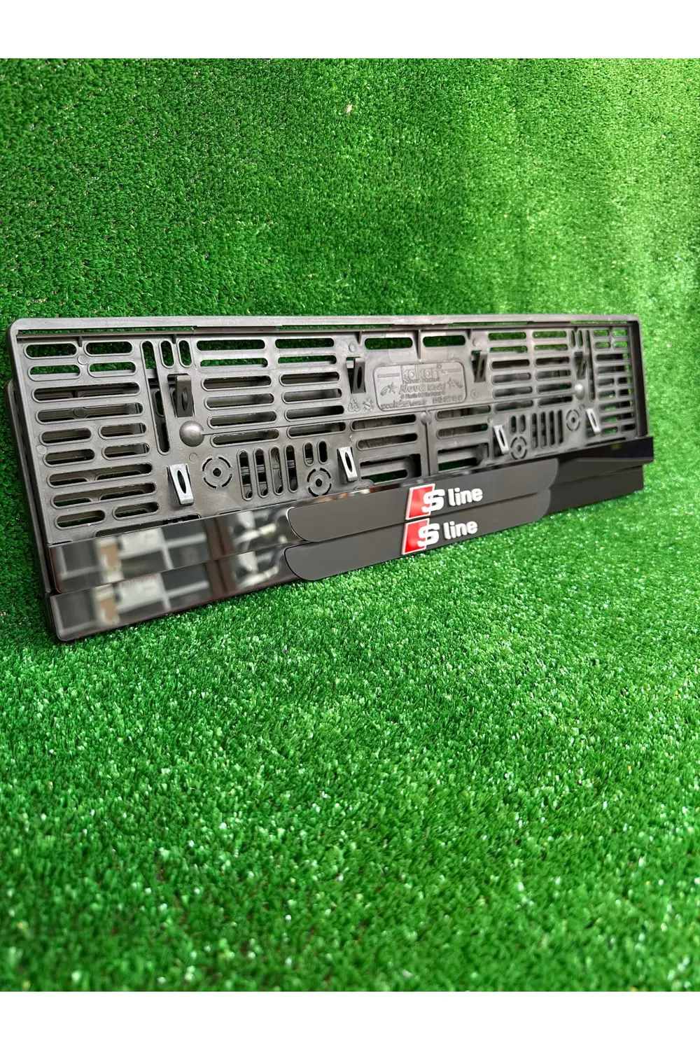 Pleksi Otomobil Plakalık Ahenk Model S line Logolu Plakalık