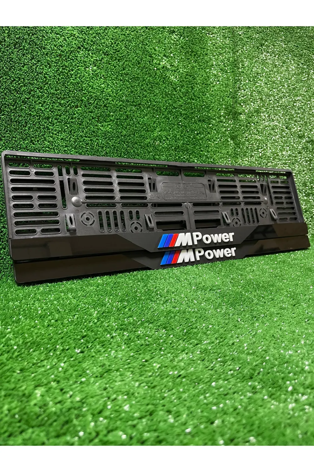 Pleksi Otomobil Plakalık Dubai Model BMW M POWER Logolu Plakalık