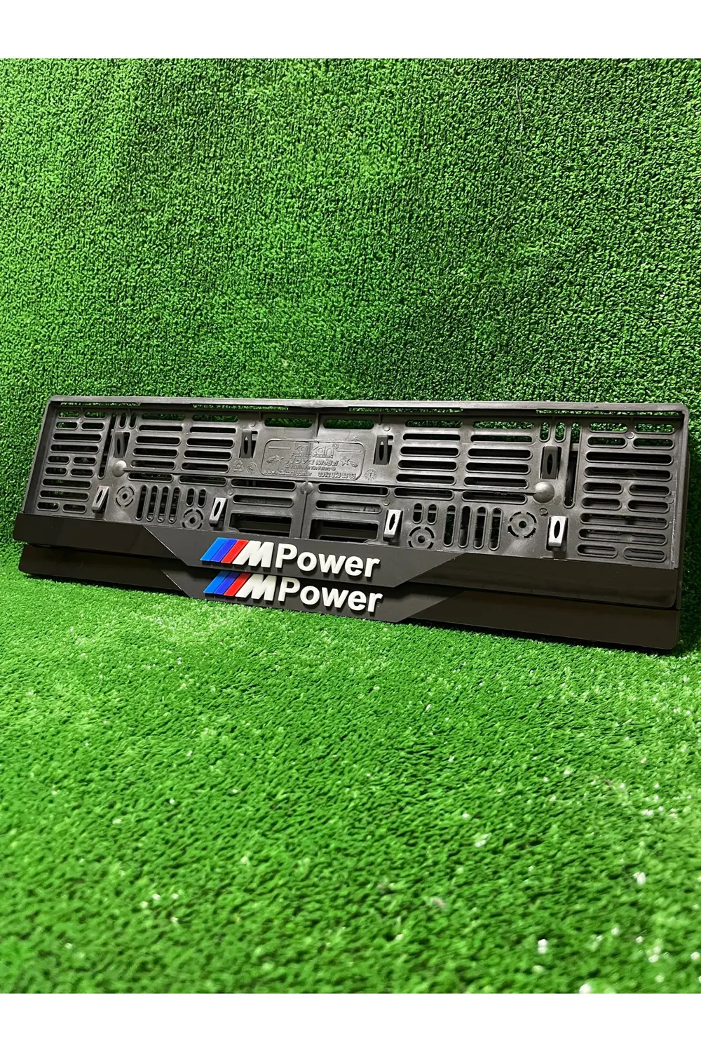Pleksi Otomobil Plakalık Dubai Model BMW M POWER Logolu Plakalık