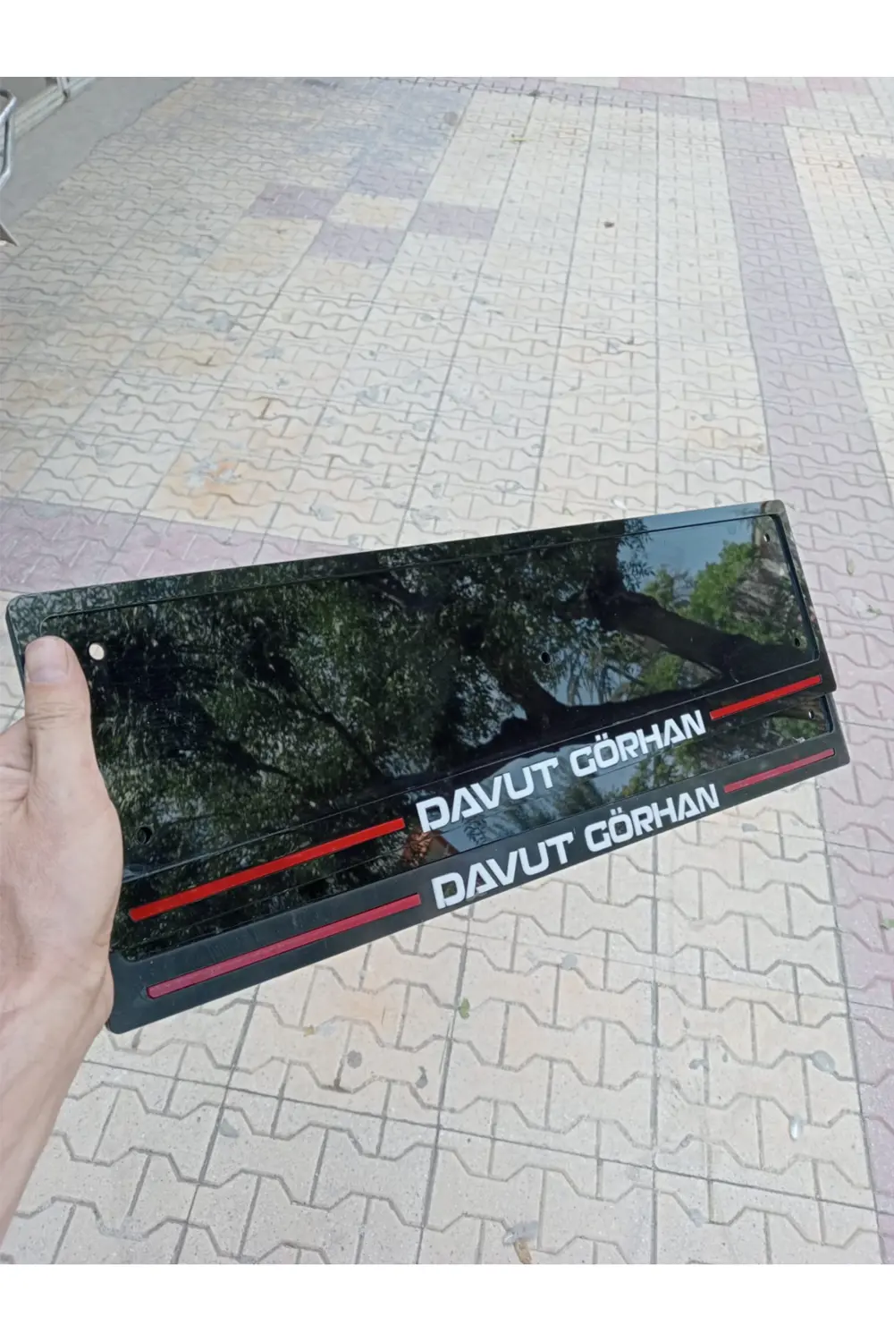 Pleksi Plakalık Takım 2 Ad. - App ve Normal Plaka İçin Alt Üst Pl