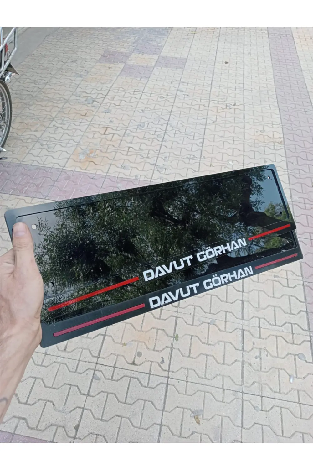 Pleksi Plakalık Takım 2 Ad. - App ve Normal Plaka İçin Alt Üst Pl