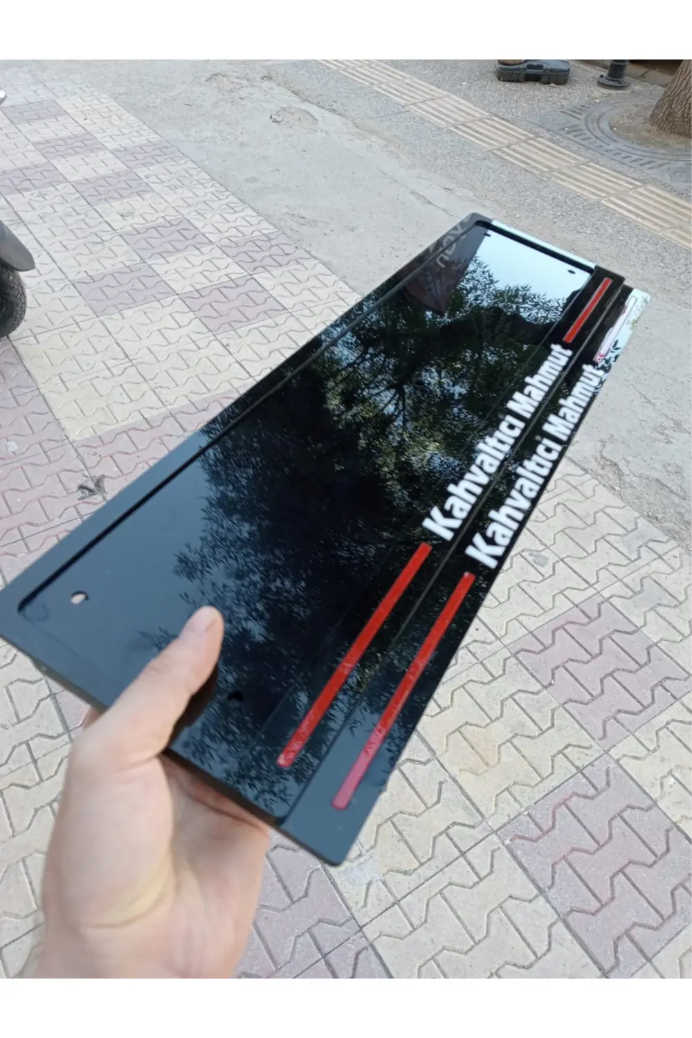 Pleksi Plakalık Takım 2 Ad. - App ve Normal Plaka İçin Alt Üst Pl