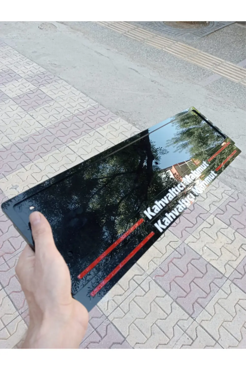 Pleksi Plakalık Takım 2 Ad. - App ve Normal Plaka İçin Alt Üst Pl