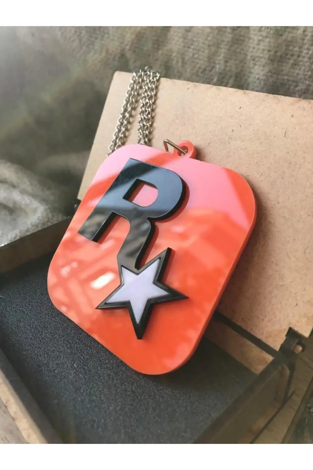 Pleksi Rockstar Dikiz Ayna Süsü Aksesuar