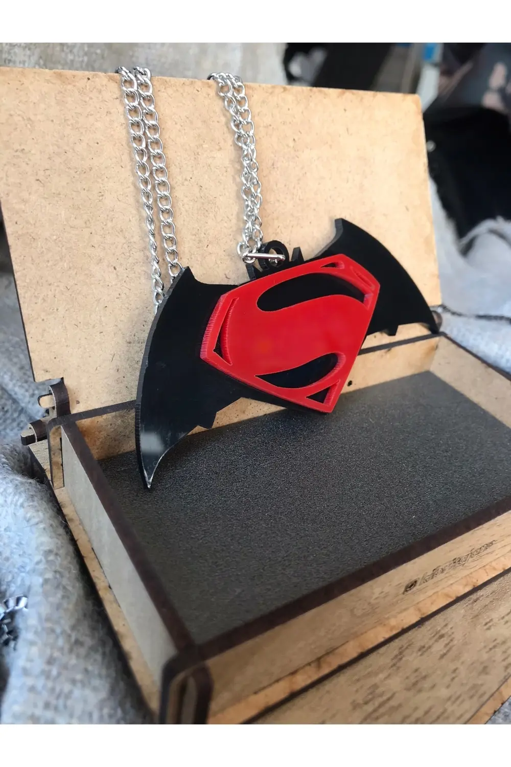 Pleksi Superman Dikiz Ayna Süsü Aksesuar