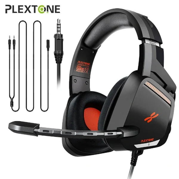 Plextone G800 3.5mm Teleskopik Kablolu Gaming Oyuncu Kulaklığı-1852 Plextone G800 3.5mm Teleskopik Kablolu Gaming Oyuncu Kulaklığı-1852
