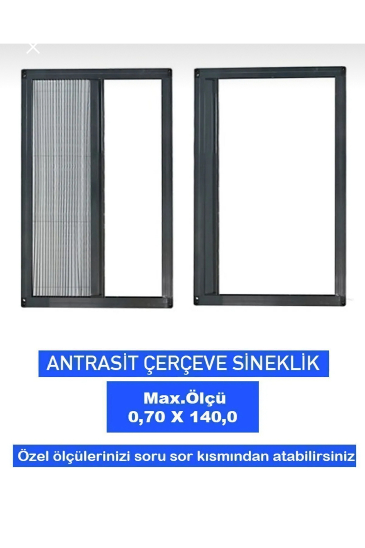 Pvc Plise (Sürgülü Akordion ) Pencere Sineklik 65&135