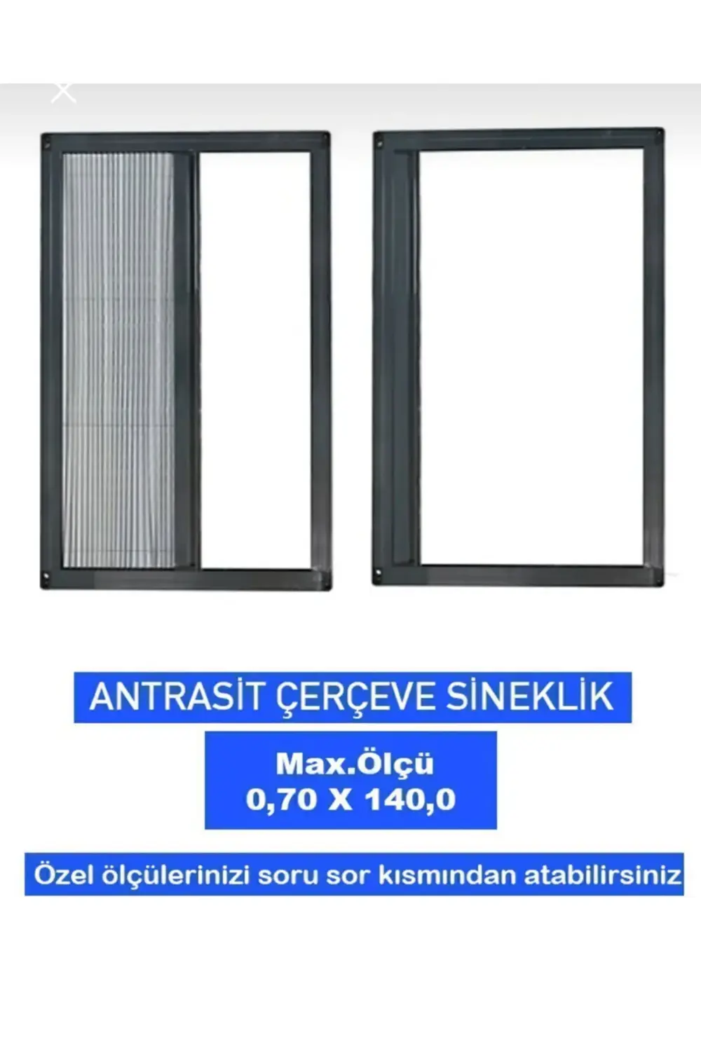 PLİSE (SÜRGÜLÜ AKORDİON ) PENCERE SİNEKLİK 65&135