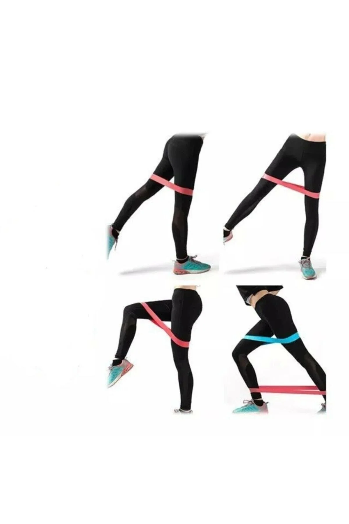 PLN Pilates Squat Aerobik Direnç Lastiği 5 Li Paket