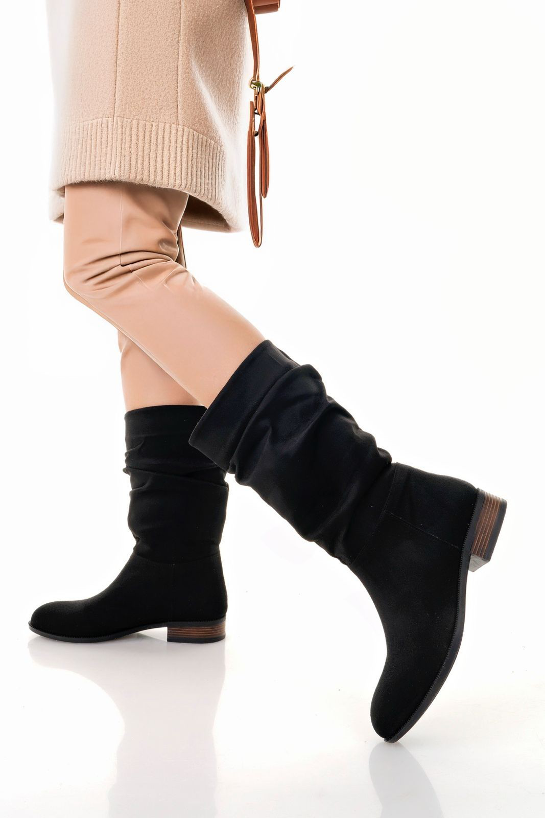 Plod Siyah Süet Çizme Plod Siyah Süet Çizme