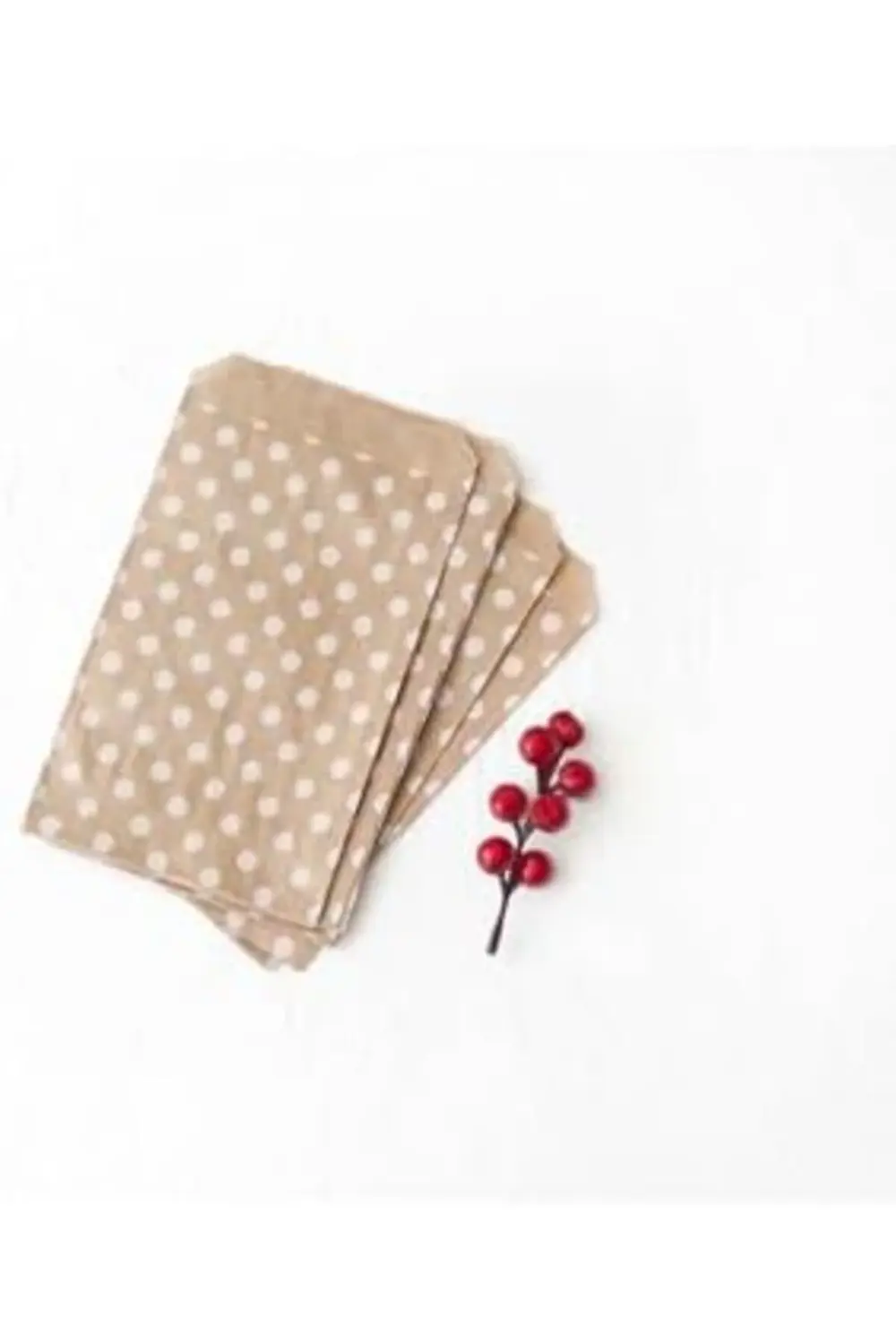 pltnstoreshop 20 adet puantiye ve zikzak desenli kese kağıdı (18x