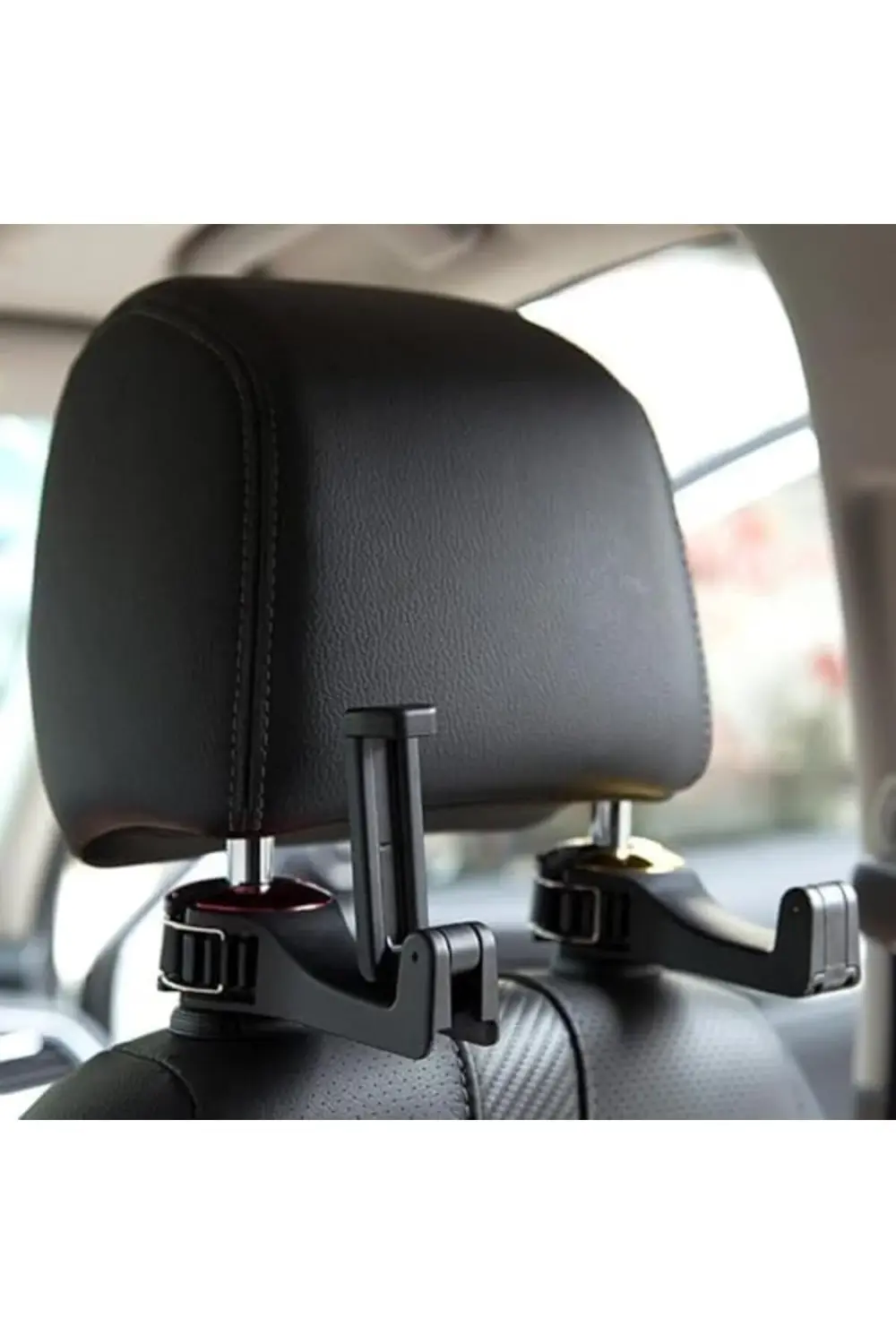 pltnstoreshop 2’li Araç Baş Destek Kancası – Telefon Tutuculu Evr