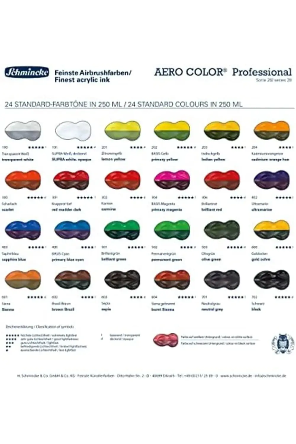 pltnstoreshop Aero Color Professional Akrilik Airbrush Mürekkebi