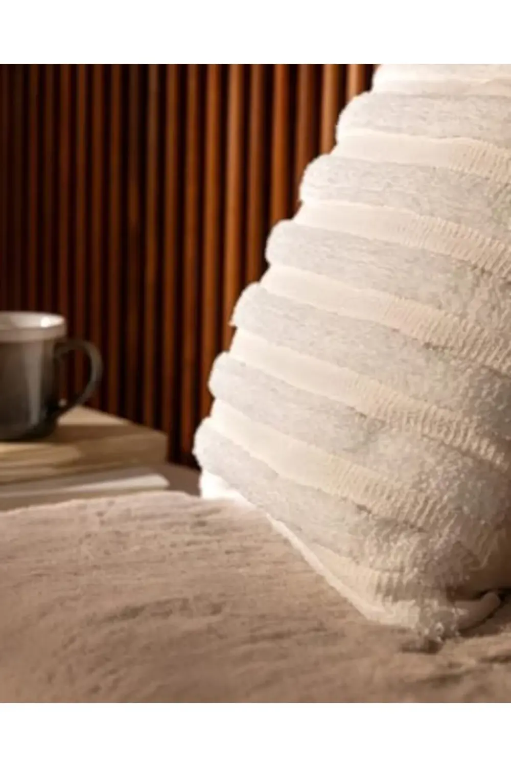 pltnstoreshop Coco Bourgogne Kırlent Kılıfı - Beyaz - 45x45 cm pl