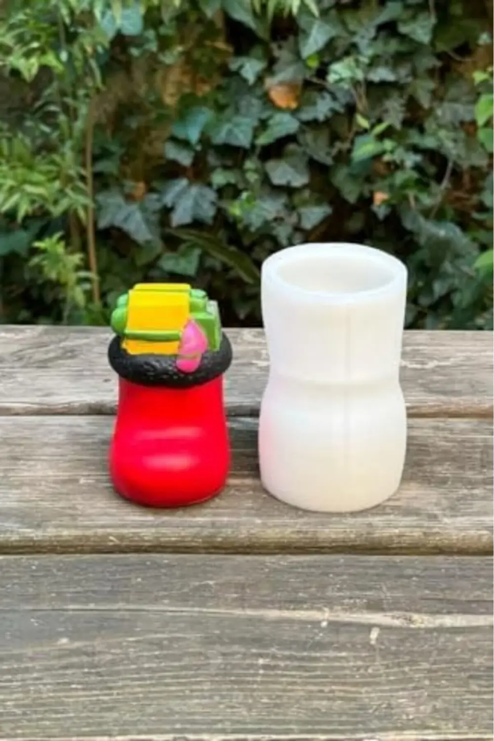 pltnstoreshop Concept 3D Christmas Dilek Çorabı Silikon Mum Kalıb