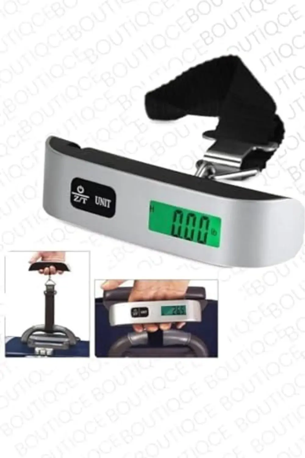 pltnstoreshop Dijital Işıklı Elektronik Askılı El Bagaj Tartısı B