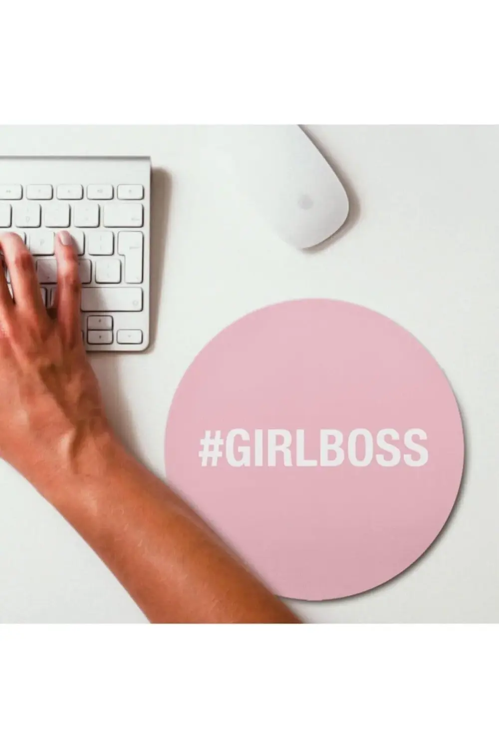 pltnstoreshop Girlboss Hashtag Tasarımlı Hediye Mousepad - Mouse