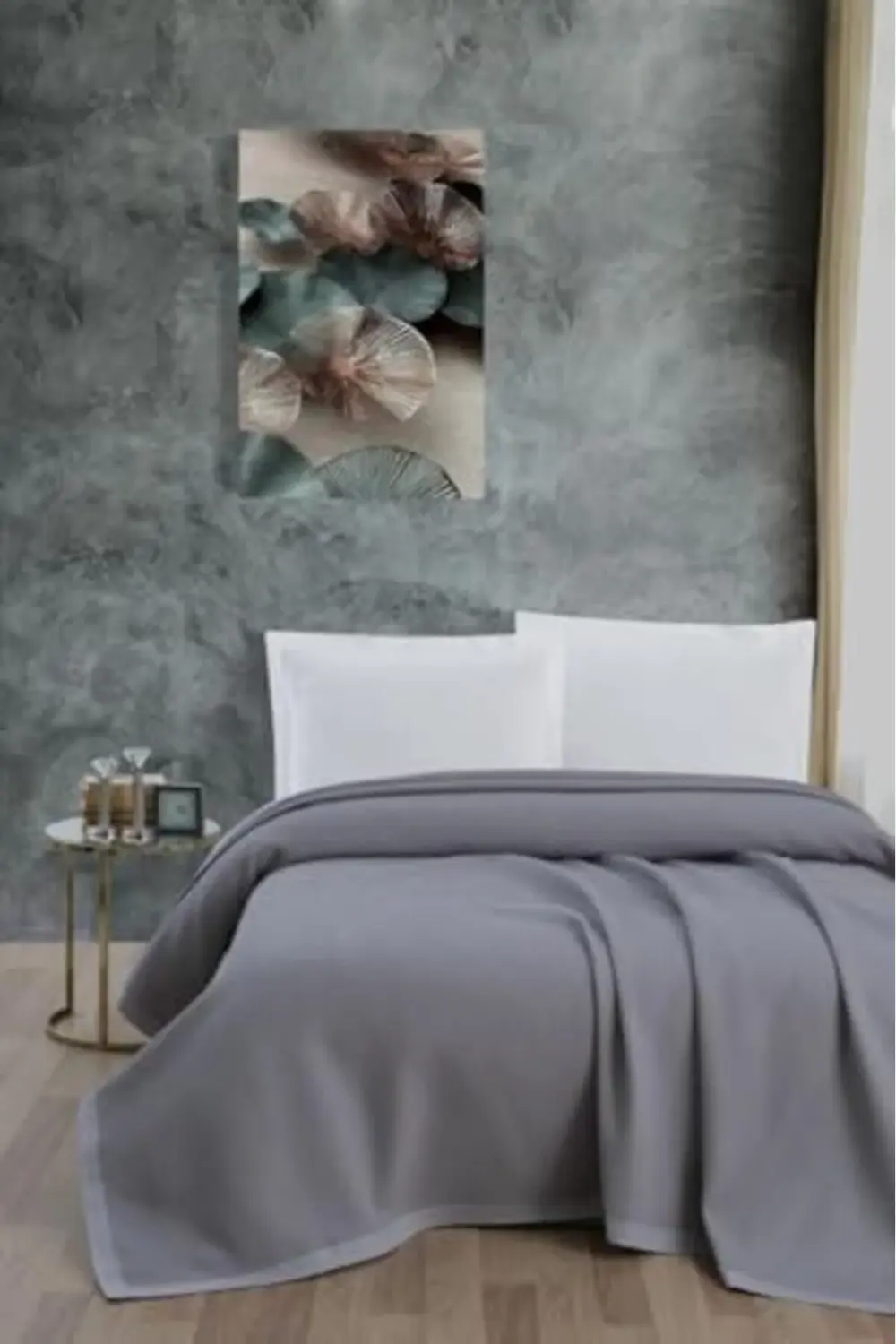 pltnstoreshop Klimalı Pike,%100 Pamuk Petekli Pike, Dörtmevsim Pi