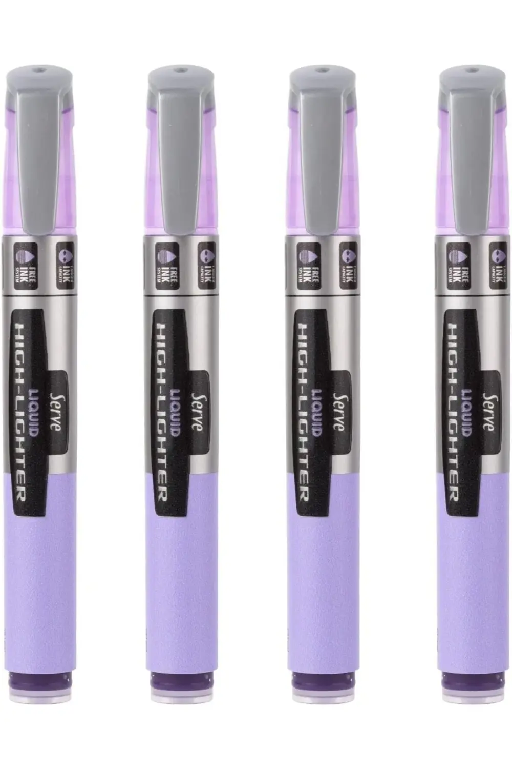 pltnstoreshop LIKIT FOSFORLU KALEM PASTEL LAVANTA 4LU SET pltnsto