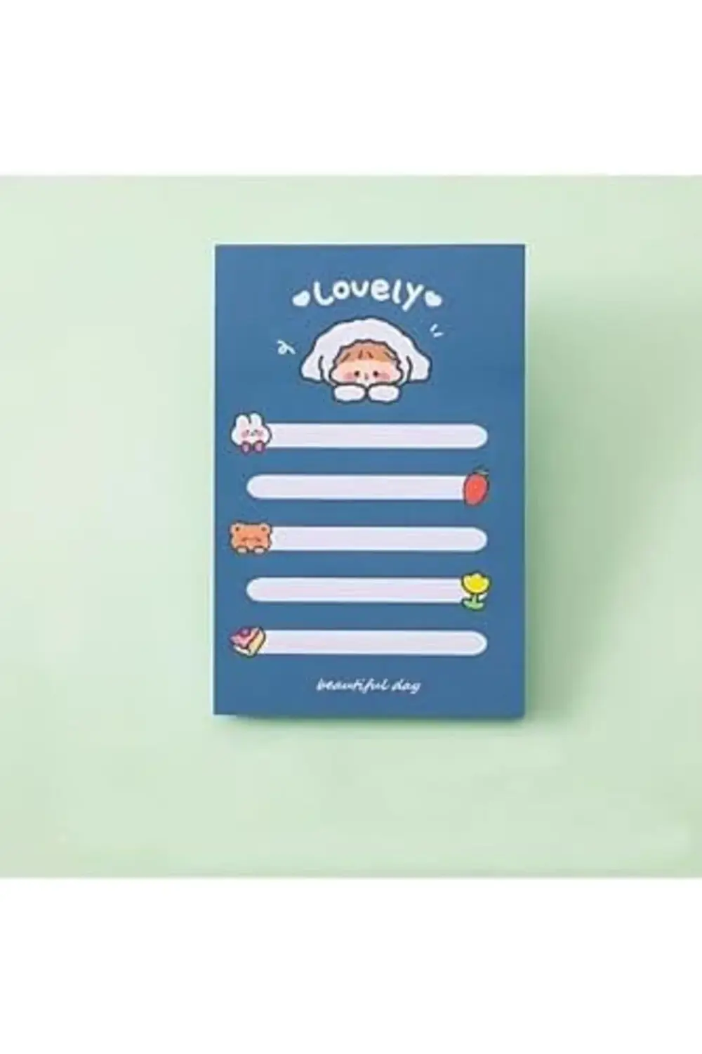 pltnstoreshop Lovely Girl Temalı Renkli Kareli Not Seti pltnstore