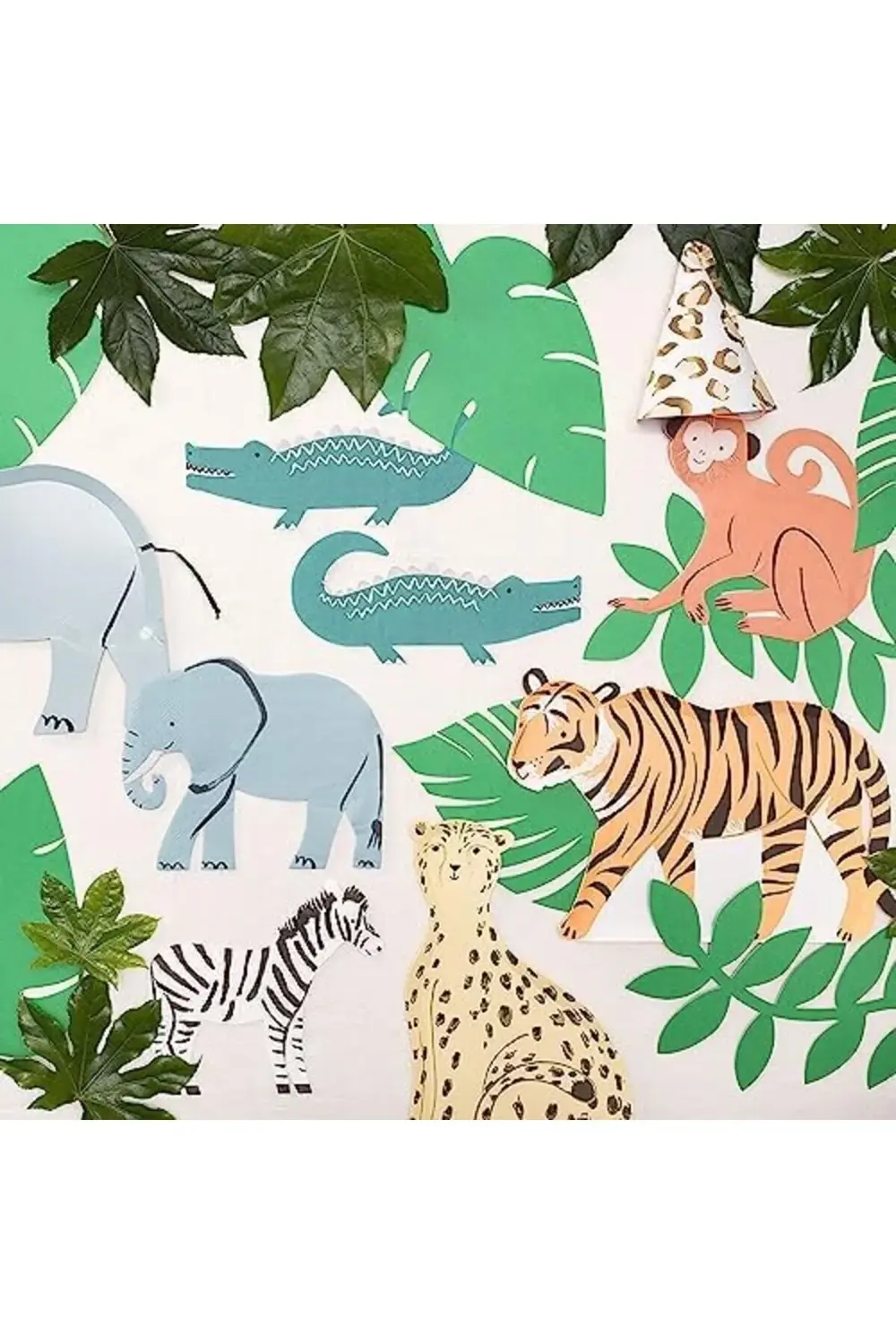 pltnstoreshop Meri - Monkey Die Cut Napkins - Maymun Peçeteler -