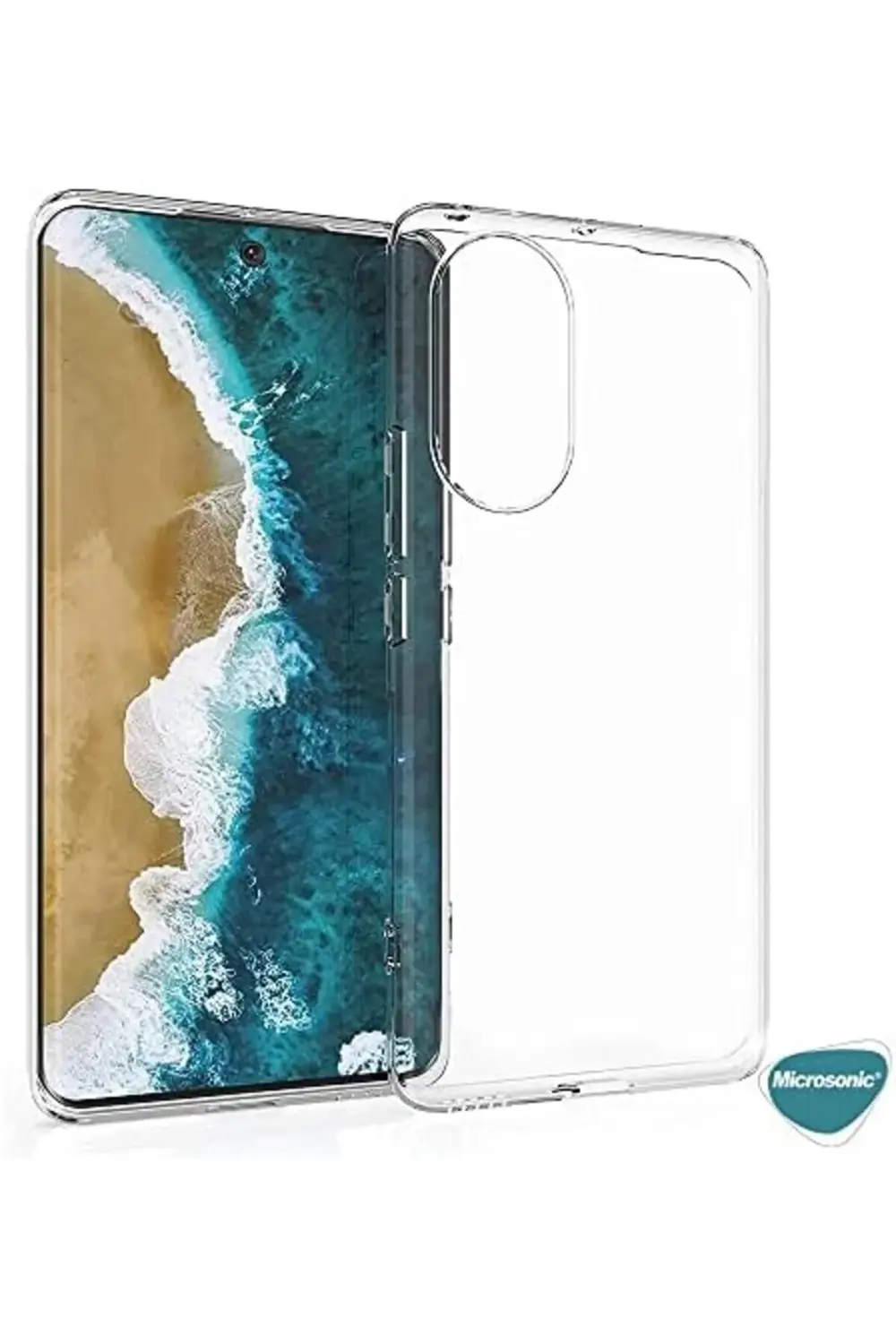 pltnstoreshop Nova 9 için Kılıf Transparent Soft Beyaz [Nova 9 il