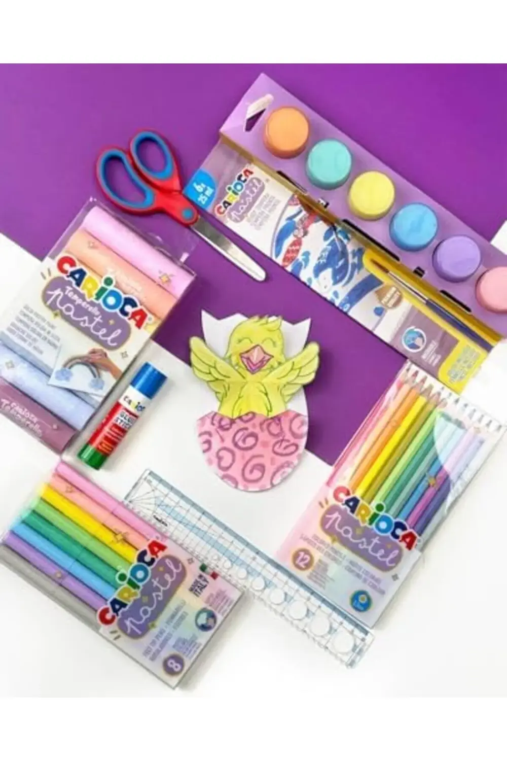 pltnstoreshop Pastel Renk Kuru Boya Kalemi 24'Lü pltnstoreshop 11