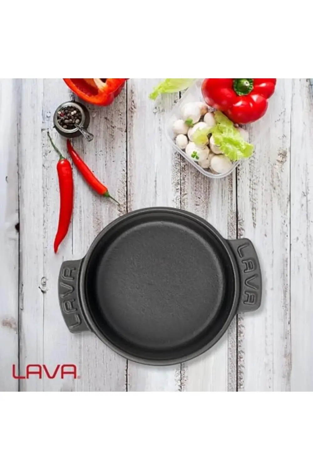 pltnstoreshop Pişirme Kabı, LV ECO GV 11, Yuvarlak Güveç, Çap 11